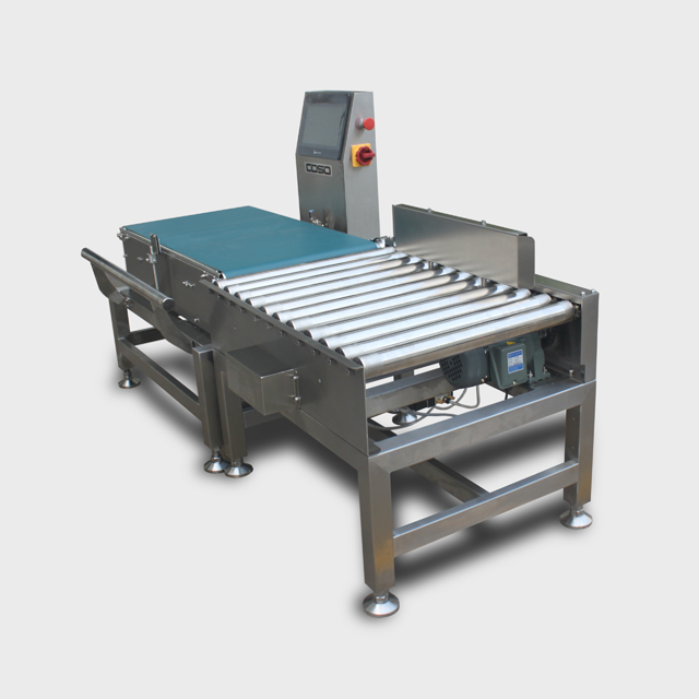Conveyorized Cosmetic Checkweigher With Roller Conveyor